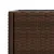 Produktbild 10 för Odlingslådor med hylla 2 st brun 70x28x70 cm konstrotting