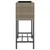 Produktbild 7 för Odlingslådor med hylla 2 st grå 70x28x70 cm konstrotting