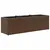 Produktbild 5 för Odlingslådor med 3 krukor 2 st brun 105x30x32 cm konstrotting
