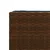 Produktbild 10 för Odlingslådor med 3 krukor 2 st brun 105x30x32 cm konstrotting