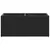 Produktbild 6 för Odlingslådor med 2 krukor 2 st svart 72x30x32 cm konstrotting