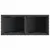 Produktbild 9 för Odlingslådor med 2 krukor 2 st svart 72x30x32 cm konstrotting