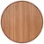 Produktbild 2 för Matta rund natur 60 cm bambu