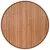 Produktbild 2 för Matta rund natur 80 cm bambu