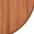 Produktbild 6 för Matta rund brun 80 cm bambu