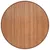 Produktbild 2 för Matta rund natur 100 cm bambu