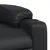 Produktbild 9 för Massagefåtölj svart konstläder