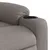 Produktbild 9 för Massagefåtölj taupe tyg