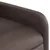 Produktbild 8 för Reclinerfåtölj brun konstläder