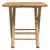Produktbild 4 för Hopfällbart trädgårdsbord 45x45x45 cm bambu