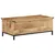 Produktbild 5 för Soffbord med lådor 110x50x40 cm massivt mangoträ