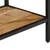 Produktbild 5 för Avlastningsbord 100x35x70 cm massivt grovt mangoträ