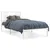 Produktbild 2 för Sängram med huvudgavel metall vit 90x190 cm