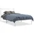 Produktbild 2 för Sängram med huvudgavel metall vit 107x203 cm