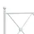Produktbild 7 för Sängram med huvudgavel metall vit 135x190 cm