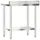 Arbetsbord med stänkskydd 82,5x55x93 cm rostfritt stål