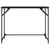 Produktbild 5 för Skrivbord svart 100x45x76 cm trä pulverlackerat stål
