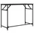 Produktbild 7 för Skrivbord svart 100x45x76 cm trä pulverlackerat stål