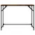 Produktbild 5 för Skrivbord rökfärgad ek 100x45x76 cm trä pulverlackerat stål