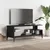 Produktbild 3 för Tv-bänk svart 102x40x41 cm konstruerat trä pulverlackerat stål
