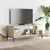 Produktbild 3 för Tv-bänk sonoma-ek 102x40x41 cm trä pulverlackerat stål