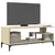 Produktbild 4 för Tv-bänk sonoma-ek 102x40x41 cm trä pulverlackerat stål