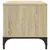 Produktbild 6 för Tv-bänk sonoma-ek 102x40x41 cm trä pulverlackerat stål
