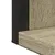 Produktbild 7 för Badrumsspegel med hylla sonoma-ek 50x12x60 cm konstruerat trä