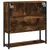 Produktbild 8 för Spegelskåp för badrum rökfärga ek 60x16x60 cm konstruerat trä
