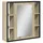 Spegelskåp för badrum sonoma-ek 60x16x60 cm konstruerat trä