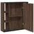 Produktbild 6 för Spegelskåp för badrum Brun ek 60x16x60 cm konstruerat trä