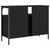 Produktbild 8 för Tvättställsskåp svart 80x30x60 cm konstruerat trä