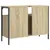 Produktbild 8 för Tvättställsskåp sonoma-ek 80x30x60 cm konstruerat trä