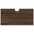 Produktbild 9 för Tvättställsskåp brun ek 60x30x60 cm konstruerat trä