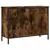 Produktbild 2 för Tvättställsskåp rökfärgad ek 80x30x60 cm konstruerat trä