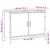 Produktbild 12 för Tvättställsskåp rökfärgad ek 80x30x60 cm konstruerat trä