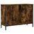 Produktbild 8 för Tvättställsskåp rökfärgad ek 80x30x60 cm konstruerat trä