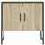 Produktbild 5 för Tvättställsskåp sonoma-ek 60x33x60 cm konstruerat trä