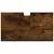 Produktbild 9 för Tvättställsskåp rökfärgad ek 60x33x60 cm konstruerat trä