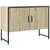 Produktbild 2 för Tvättställsskåp sonoma-ek 80x33x60 cm konstruerat trä