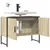 Produktbild 4 för Tvättställsskåp sonoma-ek 80x33x60 cm konstruerat trä