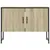 Produktbild 5 för Tvättställsskåp sonoma-ek 80x33x60 cm konstruerat trä