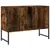 Produktbild 8 för Tvättställsskåp rökfärgad ek 80x33x60 cm konstruerat trä