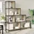 Produktbild 3 för Bokhylla 4 hyllplan sonoma-ek 139x33,5x149cm konstruerat trä