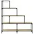 Produktbild 5 för Bokhylla 4 hyllplan sonoma-ek 139x33,5x149cm konstruerat trä