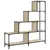 Produktbild 7 för Bokhylla 4 hyllplan sonoma-ek 139x33,5x149cm konstruerat trä
