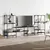 Produktbild 4 för TV-skåp svart 206,5x28,5x95 cm konstruerat trä