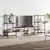 Produktbild 4 för TV-skåp rökfärgad ek 206,5x28,5x95 cm konstruerat trä