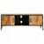 Produktbild 4 för Tv-bänk 110x35x40 cm massivt grovt mangoträ