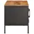 Produktbild 6 för Tv-bänk 110x35x40 cm massivt grovt mangoträ